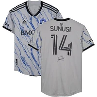 Sunusi Ibrahim CF Montreal Autographed Match-Used #14 Gray Jersey from the 2023 MLS Season