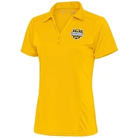 Women's Antigua Maize Michigan Wolverines College Football Playoff 2023 National Champions Tribute Polo