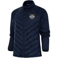 Women's Antigua Navy Michigan Wolverines College Football Playoff 2023 National Champions Altitude Full-Zip Jacket