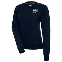 Women's Antigua Navy Michigan Wolverines College Football Playoff 2023 National Champions Victory Pullover Sweatshirt