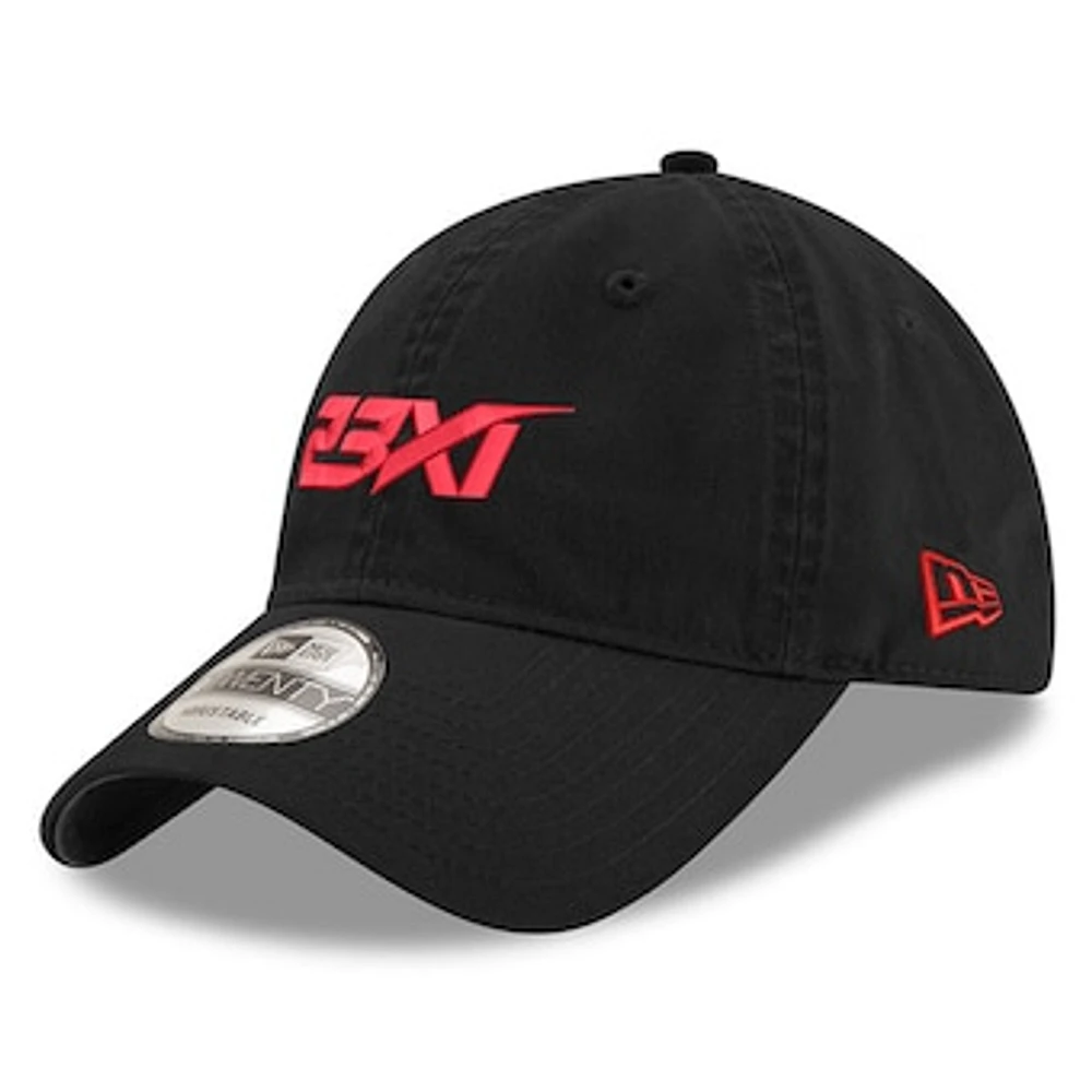 Men's New Era  Black 23XI Racing New Logo 9TWENTY Adjustable Hat