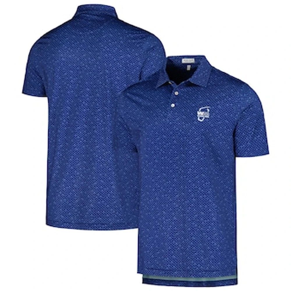 Men's Peter Millar Navy WM Phoenix Open Whiskey Sour Performance Jersey Polo