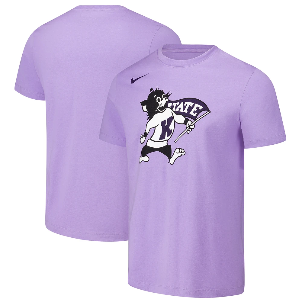 Men's Nike Lavender Kansas State Wildcats Local T-Shirt