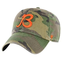 Men's '47 Camo Chicago Bears Woodland Clean Up Adjustable Hat