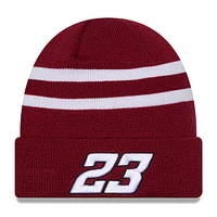 Men's New Era  Cardinal/White Bubba Wallace Cuffed Knit Hat