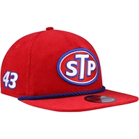 Men's New Era Scarlet Erik Jones STP Retro Cord Golfer Adjustable Hat