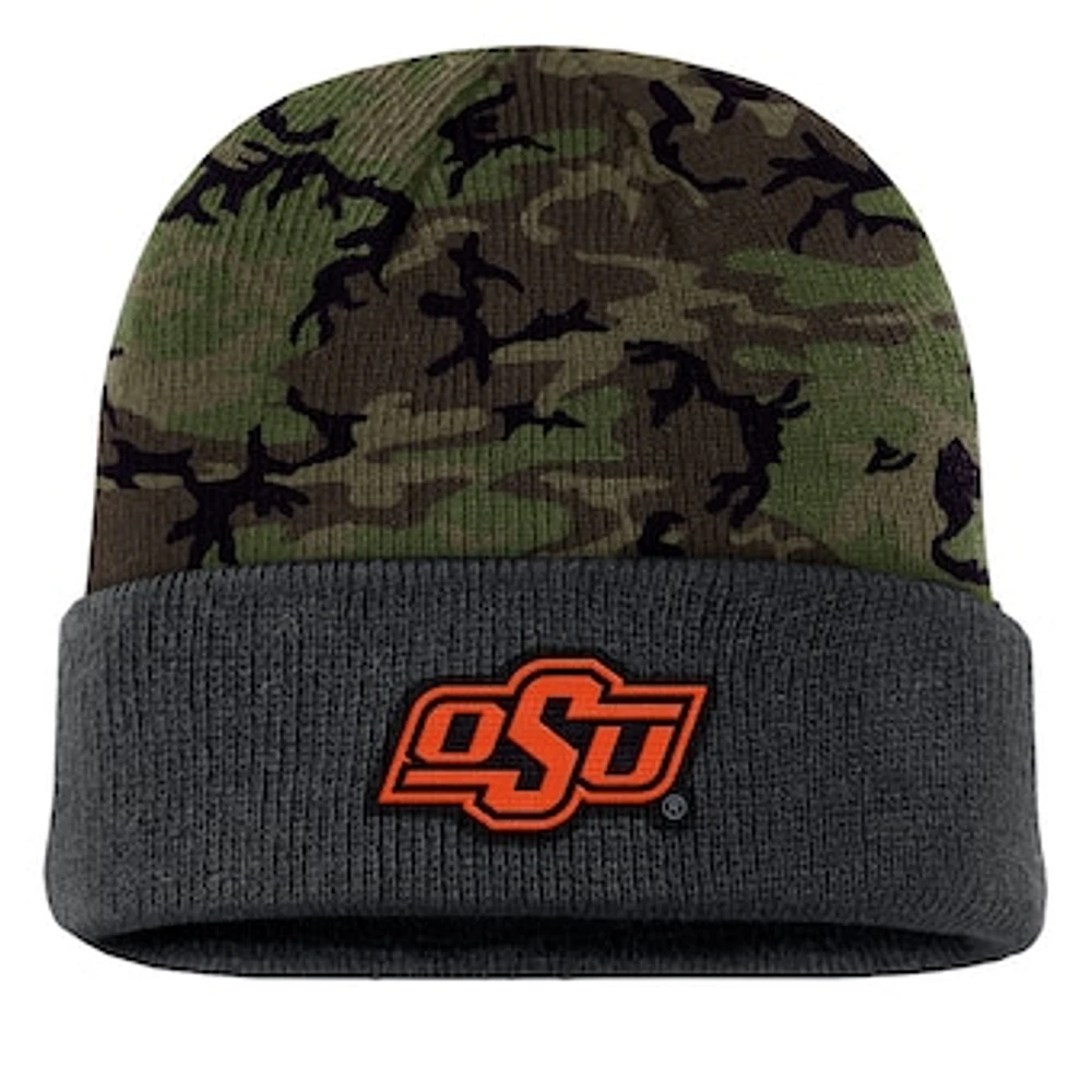 Men's Nike  Camo Oklahoma State Cowboys Military Appreciation Cuffed Knit Hat