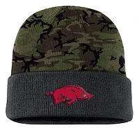 Men's Nike  Camo Arkansas Razorbacks Military Appreciation Cuffed Knit Hat