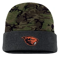 Men's Nike  Camo Oregon State Beavers Military Appreciation Cuffed Knit Hat