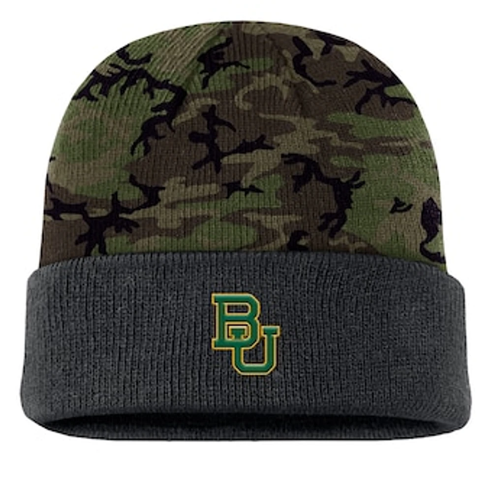 Men's Nike  Camo Baylor Bears Military Appreciation Cuffed Knit Hat