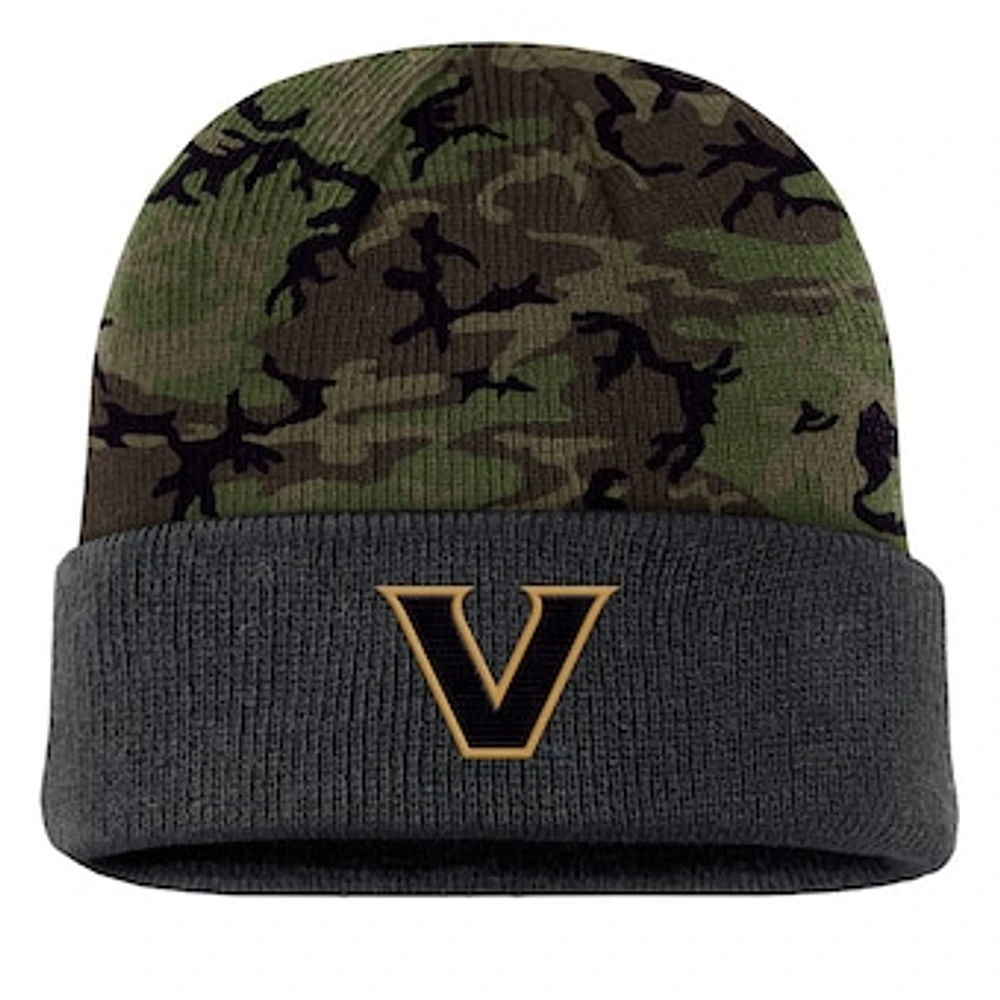 Men's Nike  Camo Vanderbilt Commodores Military Appreciation Cuffed Knit Hat