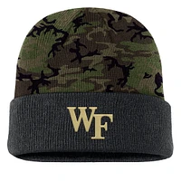 Men's Nike  Camo Wake Forest Demon Deacons Military Appreciation Cuffed Knit Hat