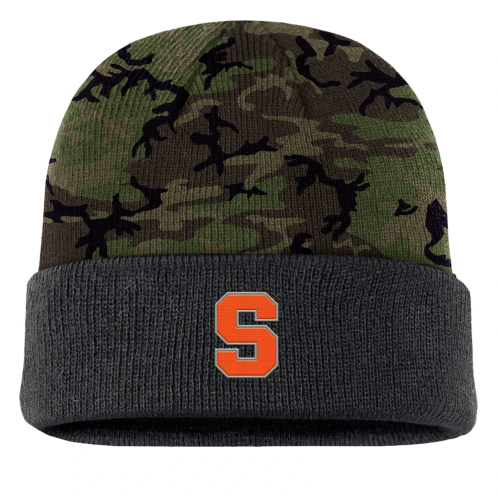 Men's Nike  Camo Syracuse Orange Military Appreciation Cuffed Knit Hat