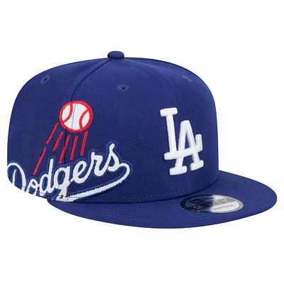 Men's New Era Royal Los Angeles Dodgers Logo Strike 9FIFTY Snapback Hat