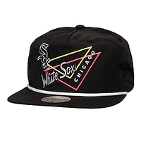 Men's Mitchell & Ness Black Chicago White Sox Pew Pew Deadstock Adjustable Hat