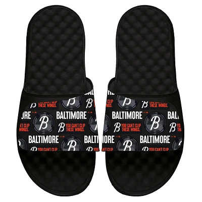 Men's ISlide  Black Baltimore Orioles 2023 City Connect Repeat Slide Sandals