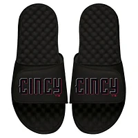 Men's ISlide Black/ Cincinnati Reds 2023 City Connect Slide Sandals