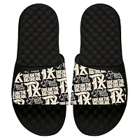 Men's ISlide  Black Texas Rangers 2023 City Connect Repeat Slide Sandals