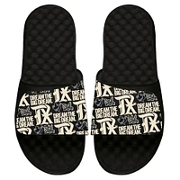 Men's ISlide  Black Texas Rangers 2023 City Connect Repeat Slide Sandals