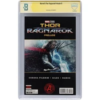 Chris Hemsworth Marvel's Thor: Ragnarok Autographed Prelude #3 Comic Book - Signed in Black Ink - CBCS