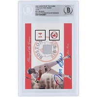 Jim Rice Boston Red Sox Autographed 2002 Fleer Greats of the Game Through the Years Relic #NNO Beckett Fanatics Witnessed Authenticated Card
