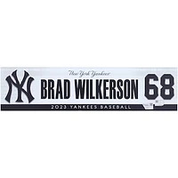 Brad Wilkerson New York Yankees Player-Issued #68 Nameplate from the 2023 MLB Season