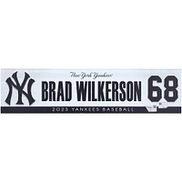 Brad Wilkerson New York Yankees Player-Issued #68 Nameplate from the 2023 MLB Season