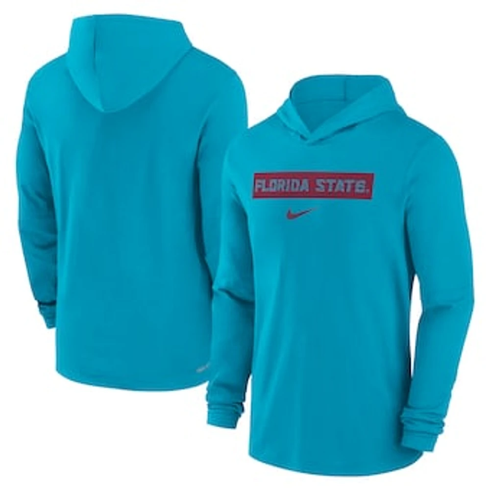 Men's Nike Turquoise Florida State Seminoles Hoodie Long Sleeve T-Shirt