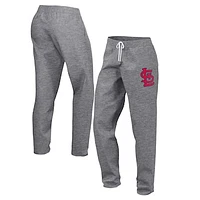 Women's Fanatics Heather Gray St. Louis Cardinals Fleece Jogger