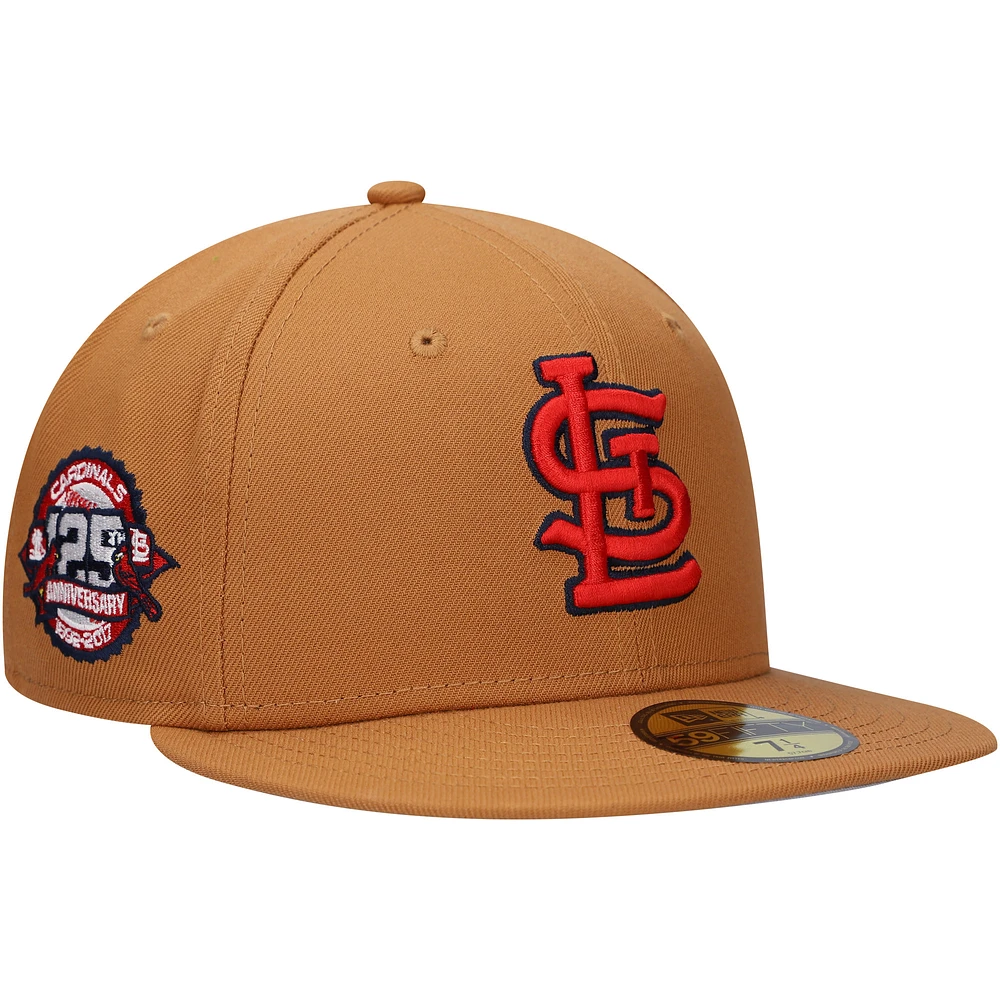 Men's New Era Brown St. Louis Cardinals Color Pack 59FIFTY Fitted Hat