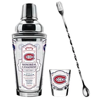 The Sports Vault Montreal Canadiens Five-Piece Bartender Shot Glass & Mixing Glass Set