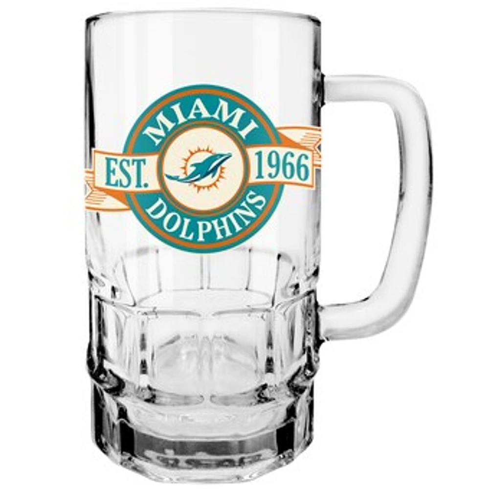 The Sports Vault Miami Dolphins 18 oz. Beer Stein