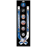 The Sports Vault New York Islanders Mini Hockey Stick & Foam Puck Eight-Piece Set