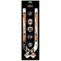 The Sports Vault Philadelphia Flyers Mini Hockey Stick & Foam Puck Eight-Piece Set