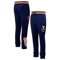 Men's Pro Standard Navy Virginia Cavaliers Script Tail Fleece Sweatpants