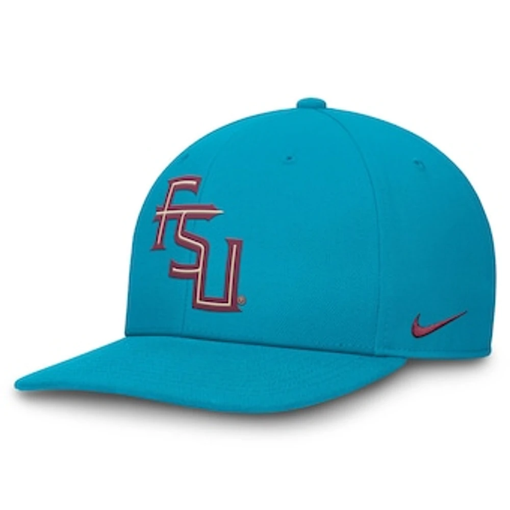 Men's Nike Turquoise Florida State Seminoles Pro Snapback Hat