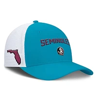 Men's Nike Turquoise Florida State Seminoles Trucker Adjustable Hat