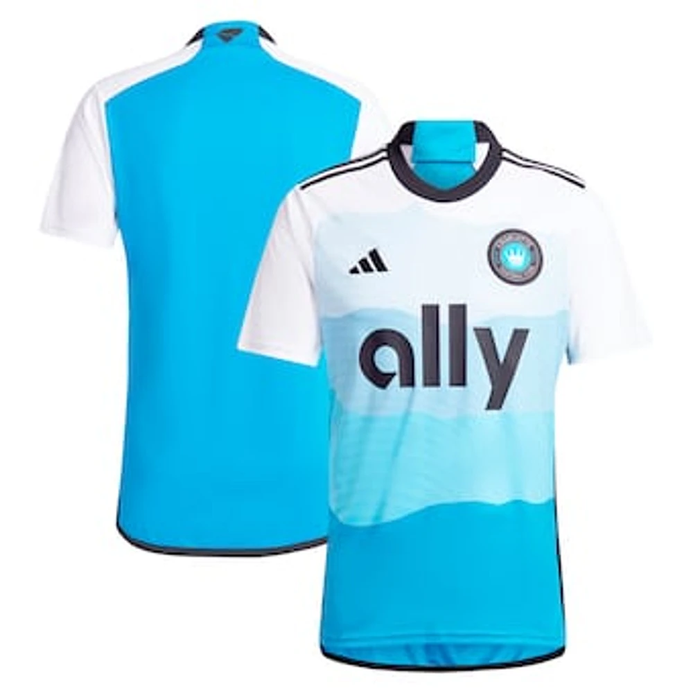 Men's adidas  Blue Charlotte FC 2024 The Carolina Kit: Explore Replica Jersey