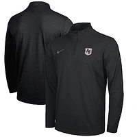 Men's Nike Black Air Force Falcons Special Operations Command Intensity Quarter-Zip Pullover Top