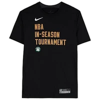 Boston Celtics Team-Issued Black Short Sleeve Shirt from the 2023-24 NBA Season