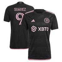 Men's adidas Luis Suárez Black Inter Miami CF La Noche Replica Player Jersey