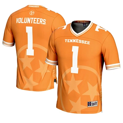 Youth GameDay Greats #1 Tennessee Orange Volunteers Icon Print Football Fashion Jersey
