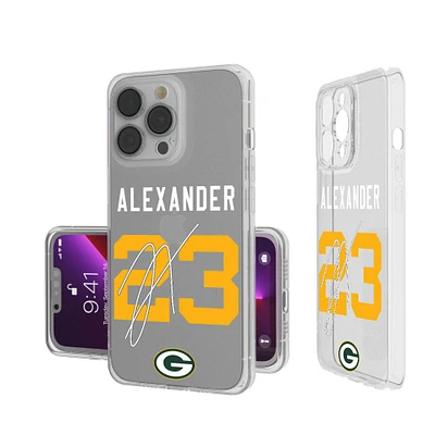 Keyscaper Jaire Alexander Green Bay Packers iPhone Clear Case