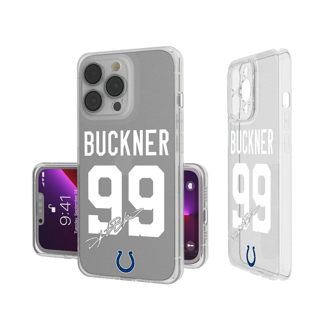Keyscaper DeForest Buckner Indianapolis Colts iPhone Clear Case