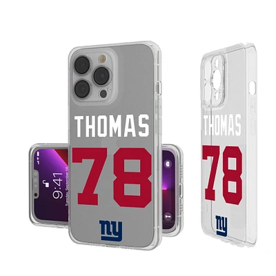 Keyscaper Andrew Thomas New York Giants iPhone Clear Case