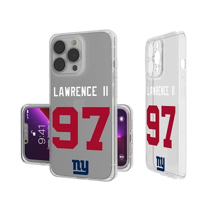 Keyscaper Dexter Lawrence II New York Giants iPhone Clear Case