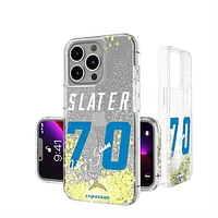 Keyscaper Rashawn Slater Los Angeles Chargers iPhone Glitter Phone Case