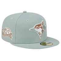 Men's New Era Green Toronto Blue Jays Spring Forest 59FIFTY Fitted Hat