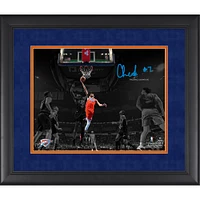 Chet Holmgren Oklahoma City Thunder Framed 11" x 14" Spotlight Photograph - Facsimile Signature