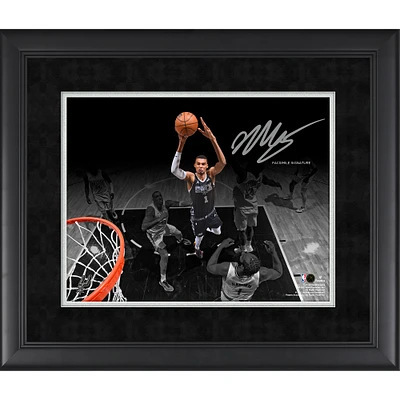 Victor Wembanyama San Antonio Spurs Framed 11" x 14" Spotlight Photograph - Facsimile Signature